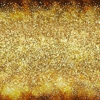 Gold glitter abstract background.  Golden sparkles. Bokeh. Gold dust. vector