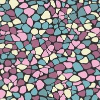 patrón de mosaico caótico colorido transparente. vector