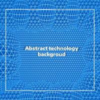 Abstract traingular 3d mesh background. vector
