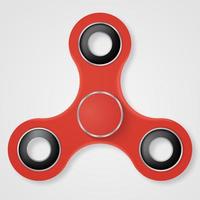 ilustración vectorial de mano fidget spinner vector