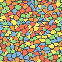 Seamless colorful chaotic mosaic pattern. vector