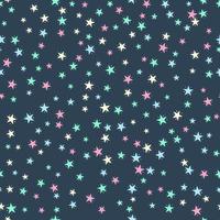 Cute seamless pattern with stars. vector