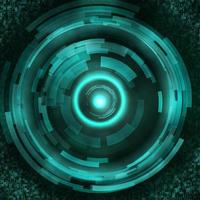 Future technology, security concept background. vector