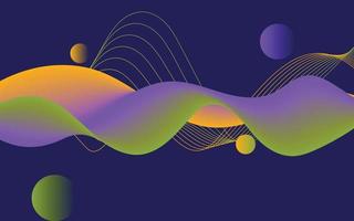 modern gradient curve abstract background illustration vector