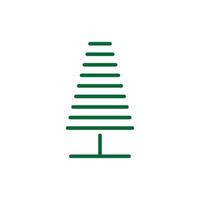 Tree Vector Line Icon. Tree symbol vector sign