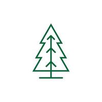 Tree Vector Line Icon. Tree symbol vector sign