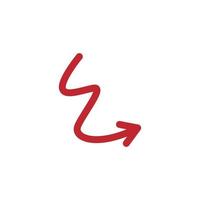 red Vector arrow. red Arrows icon. red Arrow vector icon.