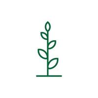 Tree Vector Line Icon. Tree symbol vector sign