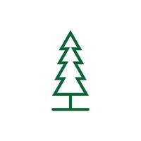Tree Vector Line Icon. Tree symbol vector sign