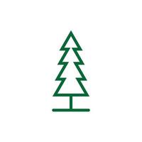 Tree Vector Line Icon. Tree symbol vector sign