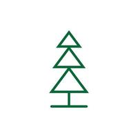 Tree Vector Line Icon. Tree symbol vector sign