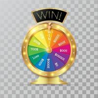 wheel of fortune 3d object vector