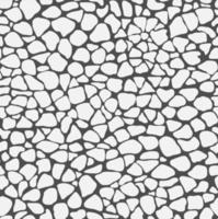 Seamless grey chaotic mosaic pattern. vector