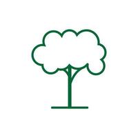 Tree Vector Line Icon. Tree symbol vector sign