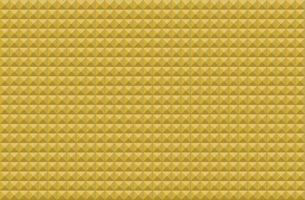 Luxury gold color small triangle in square dimensional shape seamless pattern background. vector