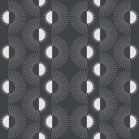 Abstract ethnic sun and moon monochrome color seamless pattern background. Use for fabric, textile, interior decoration elements, wrapping. vector