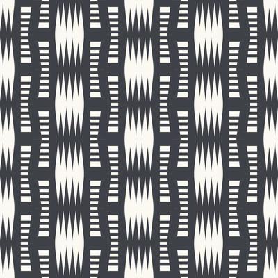 African tribal mud cloth black and white color geometric shape seamless pattern background. Use for fabric, textile, interior decoration elements, wrapping.