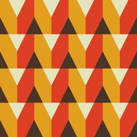 Vintage colorful abstract geometric shape seamless pattern background. Use for fabric, interior decoration elements, wrapping. vector
