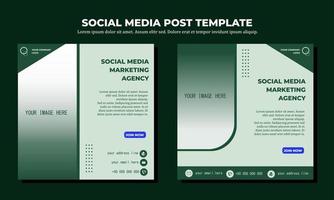 Social media template vector art, illustration and text. Simple and Elegant Design