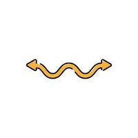 abstract arrow icon. modern arrow symbol vector