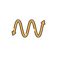abstract arrow icon. modern arrow symbol vector