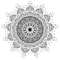 patrón oriental mandala. elementos de diseño vector