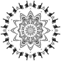 Mandala oriental pattern. Design elements vector