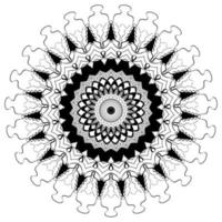 Mandala oriental pattern. Design elements vector