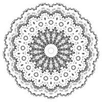 patrón oriental mandala. elementos de diseño vector