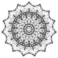 mandala oriental patrón elementos redondos vector