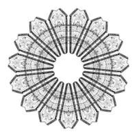 elementos de diseño de flores de mandala vector