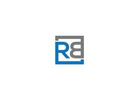 RB letter Logo Design with Creative Modern vector icon template