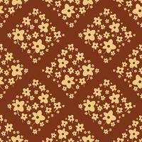 cute yellow flower seamless for fabric pattern or digital paper vector