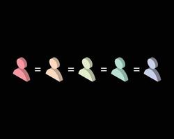 stereotype is a generalized belief about a particular category of people vector