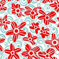 Beautiful Vector Seamless Floral Pattern Textile print