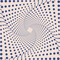 Dotted abstract background. Geometric art. Optical illusion. Trendy design element for frame, logo, tattoo, sign, symbol, web, prints, posters, templates, patterns and abstract backgrounds. Op art. vector