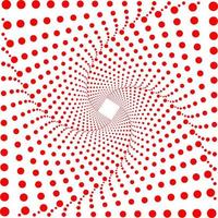Abstract dotted background, modern hipster futuristic graphic. White background with red dots. Vector abstract background, texture design, pattern.