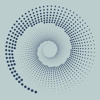 Abstract modern background. Optical art pattern. Design spiral dots backdrop. Optical illusion logo.