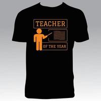 Teacher Tee Design vector