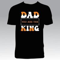 diseño de camiseta de padre vector