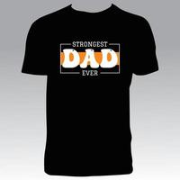 diseño de camiseta de padre vector
