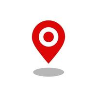 Location map icon vector. GPS ponter mark vector
