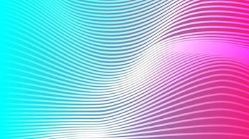 Modern abstract wave lines effect gradient vector background