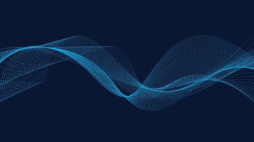 Modern abstract wave effect vector illustration background