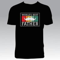 diseño de camiseta de papá vector