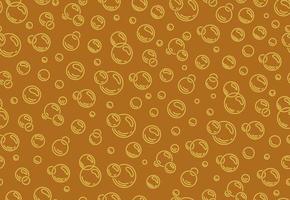 Bubbles seamless pattern. Beer texture vector illustration. Fizzy water background, abstract soda wallpaper