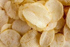 Potato chips background photo