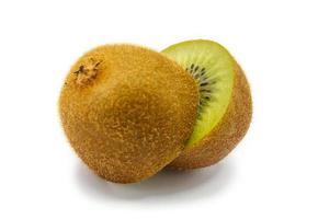 kiwi aislado sobre fondo blanco foto