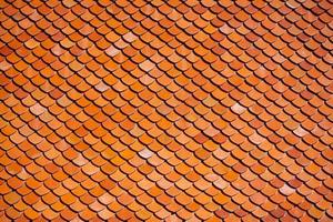 Tile roof close up photo
