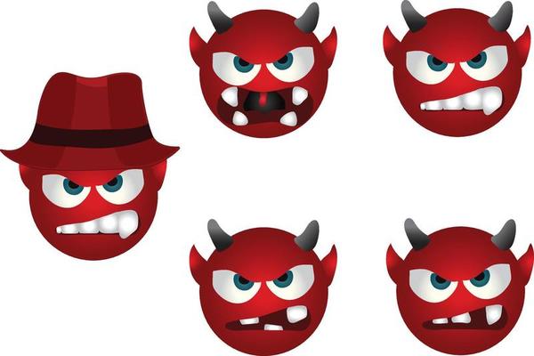 Demon Emoji Vector Art, Icons, and Graphics for Free Download